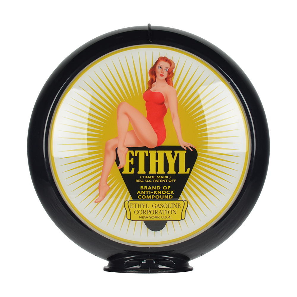 ETHYL PIN-UP GAS GLOBE