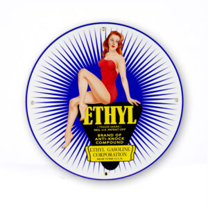 Ethyl Pin-Up 12" Sign