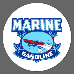 MARINE GASOLINE DECAL