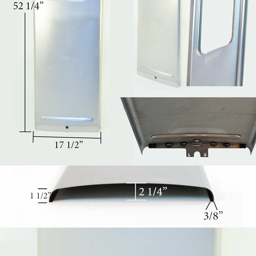 TOKHEIM 39 DOOR WITH LOUVER & LOWER LOCK
