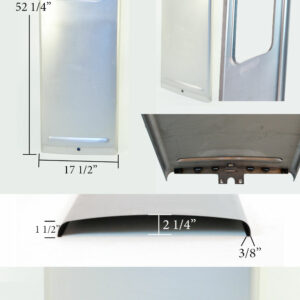 TOKHEIM 39 DOOR WITH LOUVER & LOWER LOCK