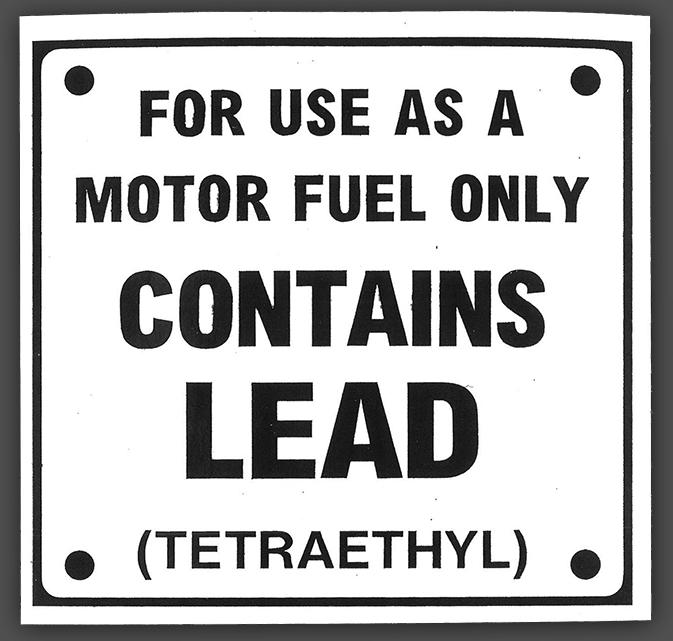 CONTAINS LEAD DECAL
