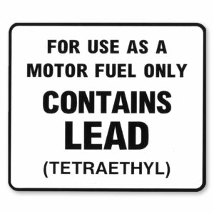 CONTAINS LEAD DECAL