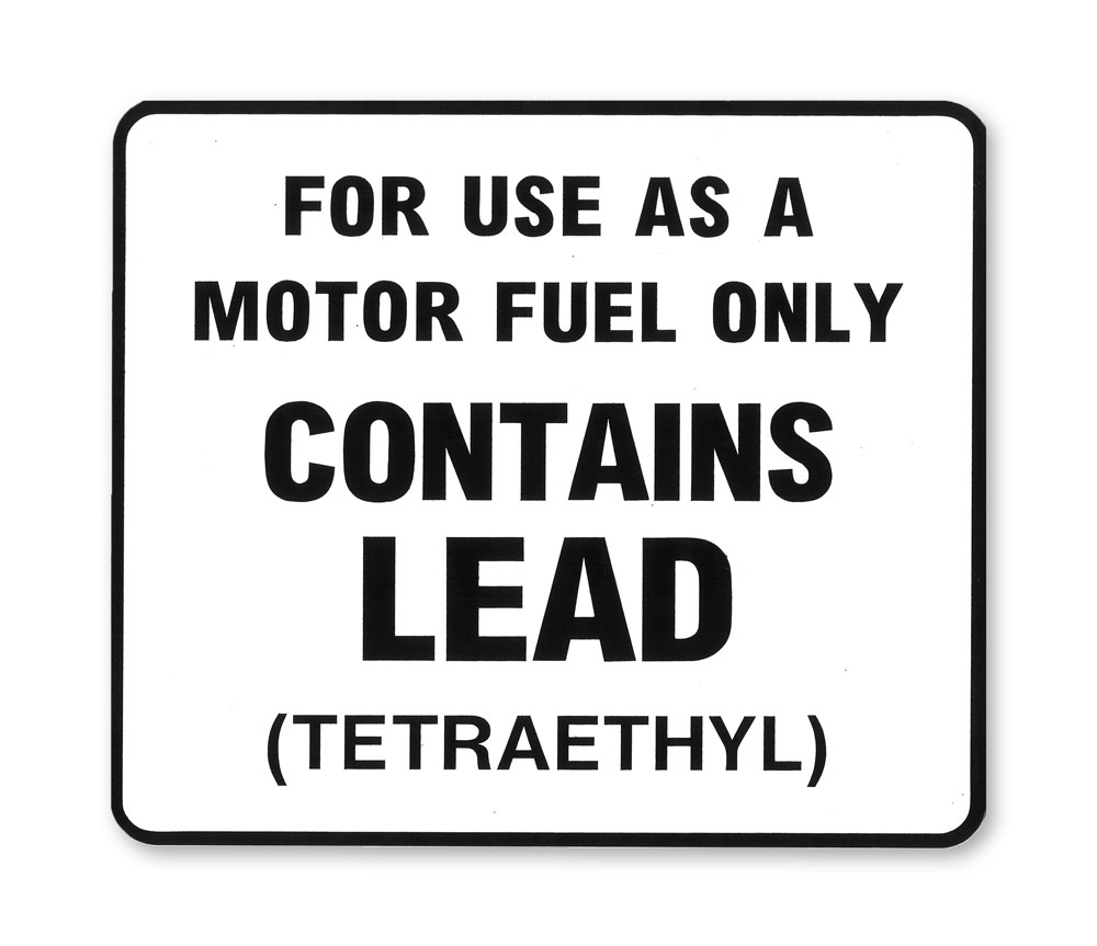 CONTAINS LEAD DECAL