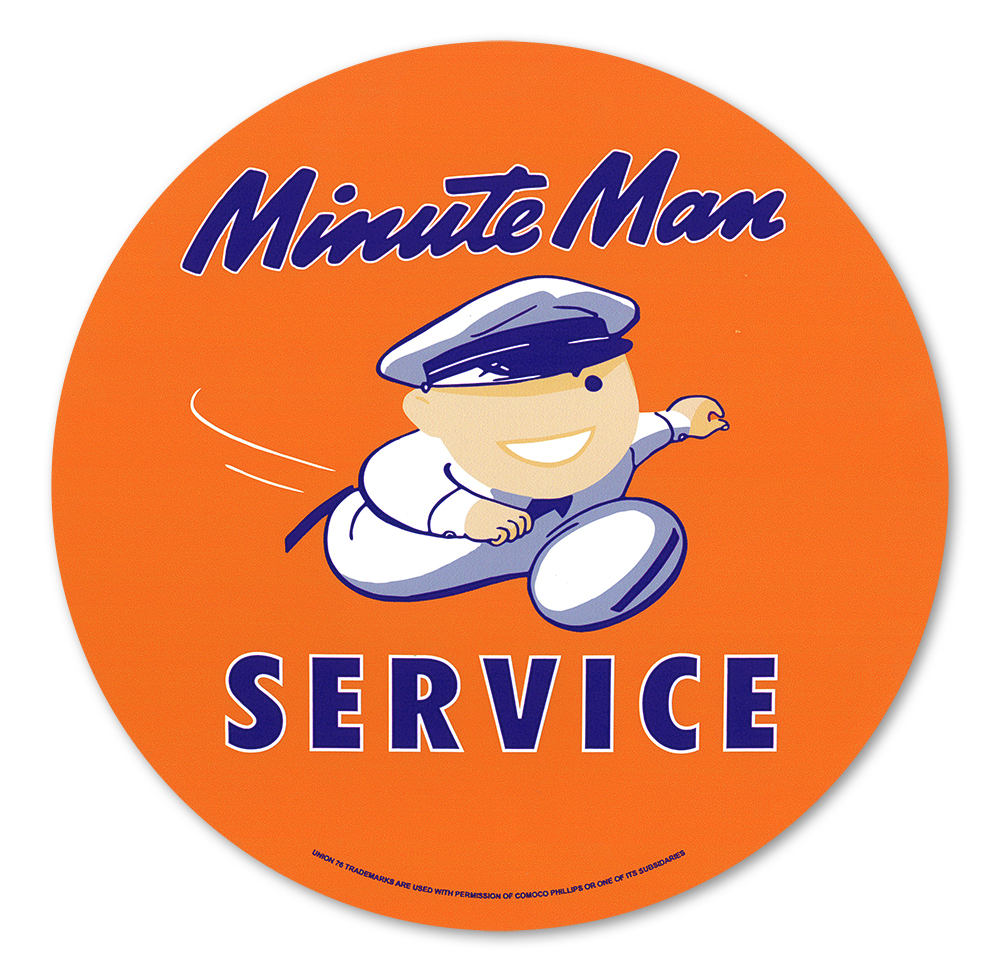 UNION 76 MINUTE MAN DECAL