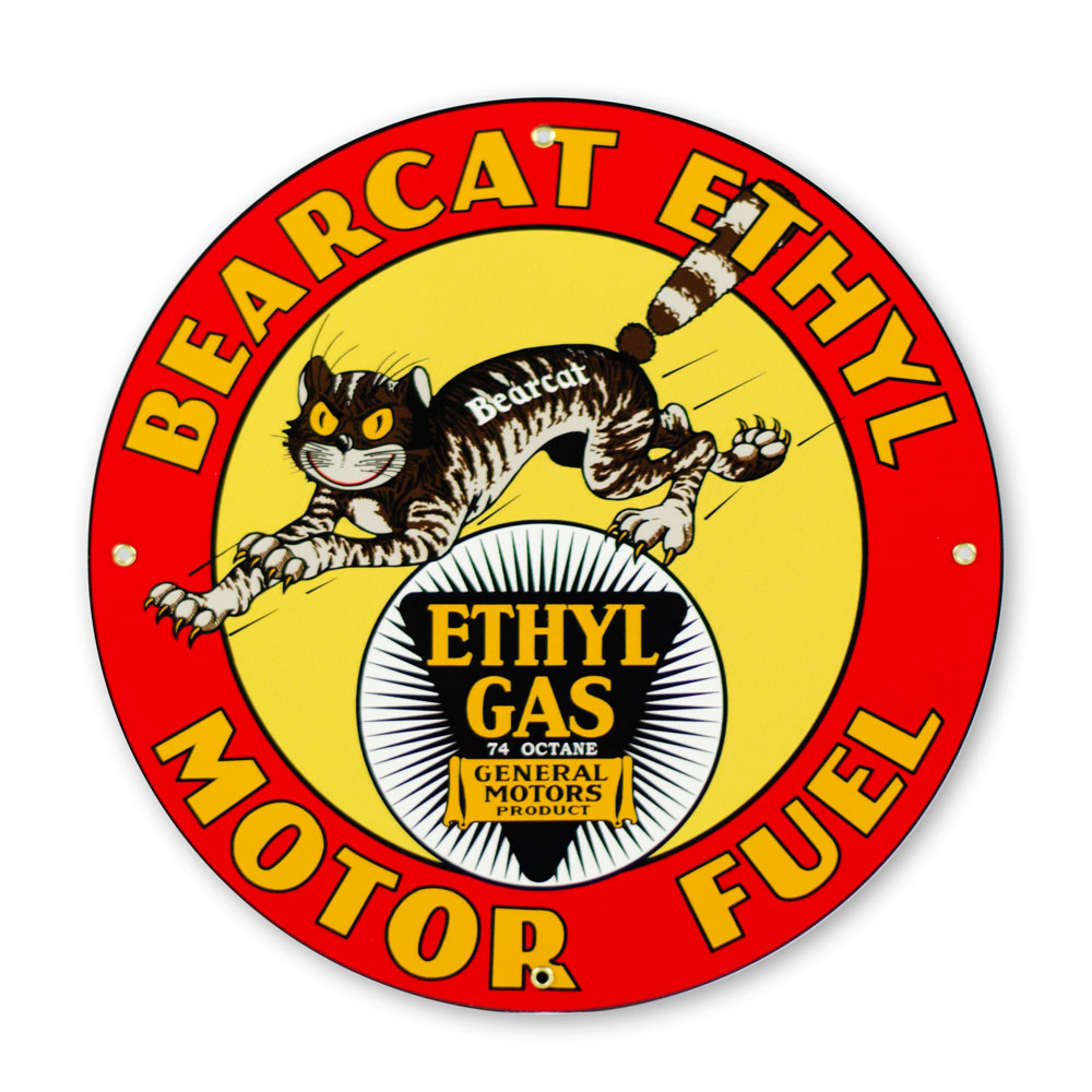BEARCAT ETHYL 12" SIGN
