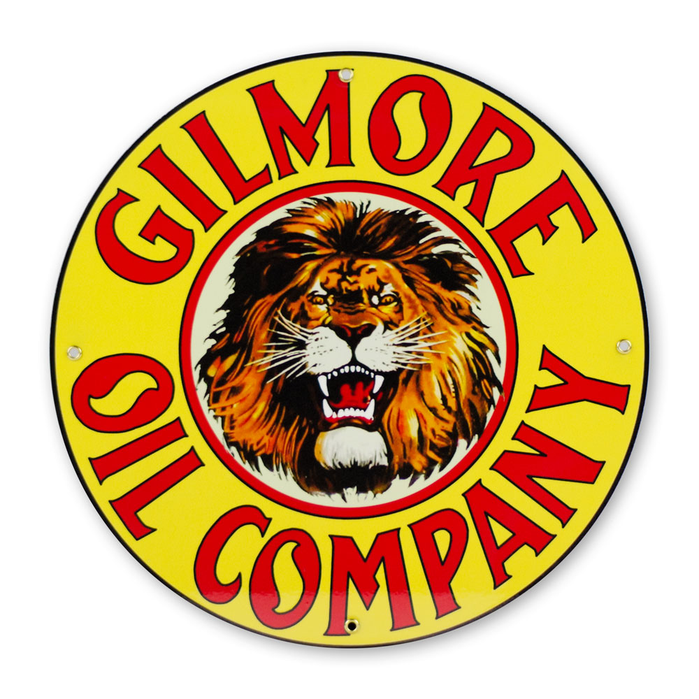 GILMORE OIL 12" SIGN