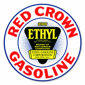 RED CROWN ETHYL DECAL