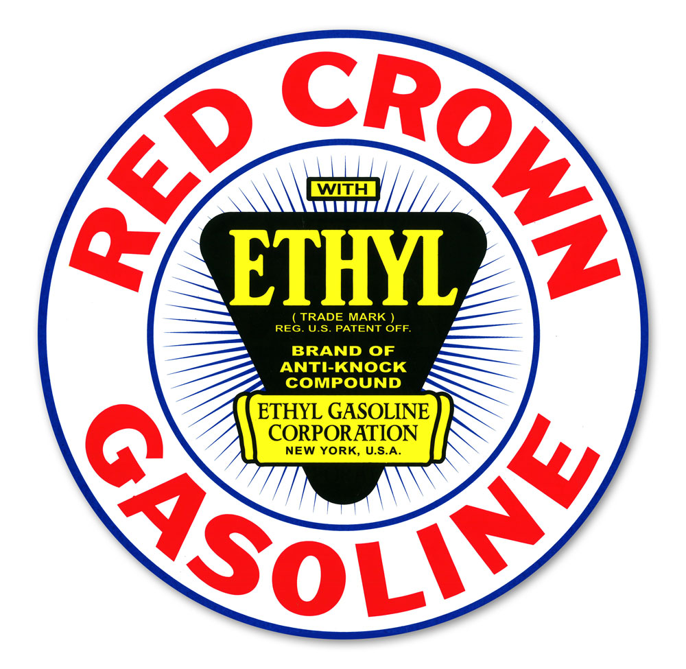 RED CROWN ETHYL DECAL