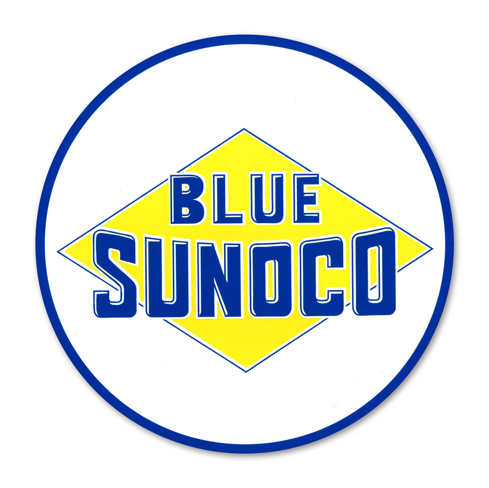 BLUE SUNOCO DECAL