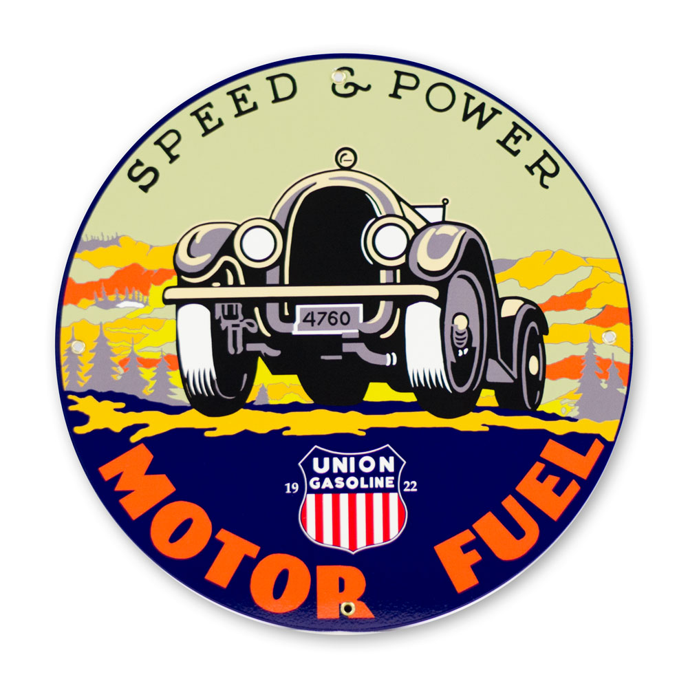 UNION MOTOR FUEL 12" SIGN