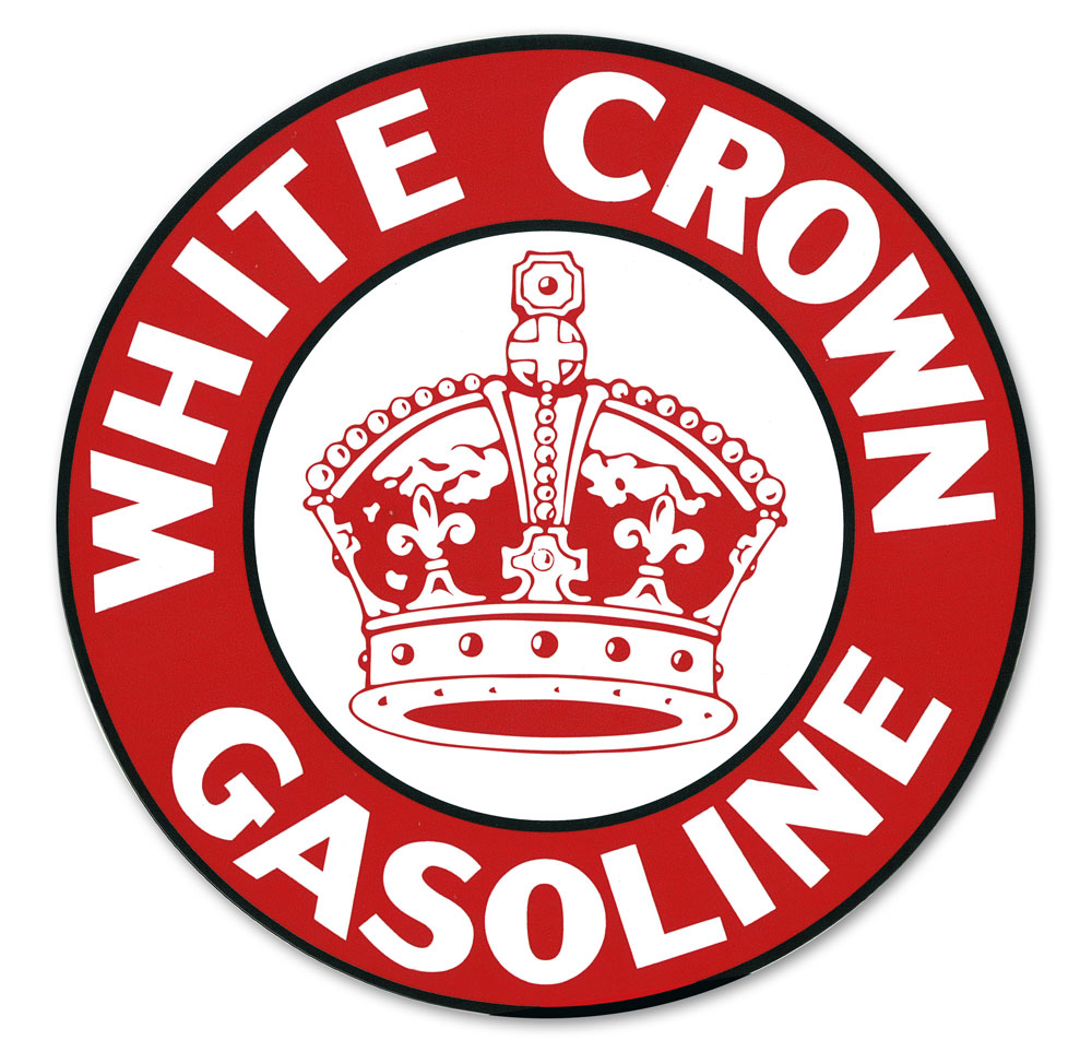 WHITE CROWN DECAL