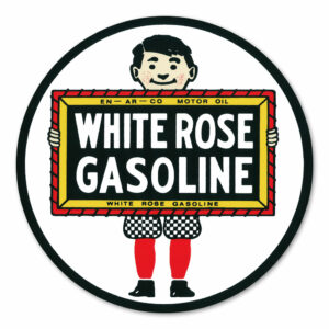WHITE ROSE BOY DECAL