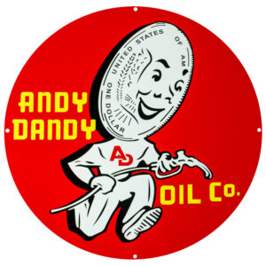 ANDY DANDY 12" SIGN