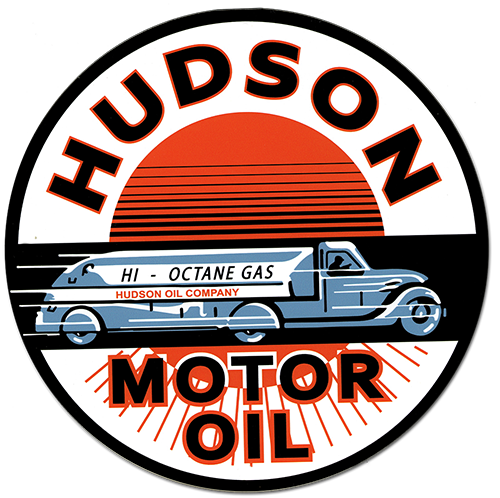 HUDSON MOTOR OIL SIGN